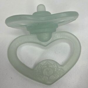 Cabbage Patch Kids Doll Heart Shaped Pacifier Babyland 1990s Mint Green Vintage
